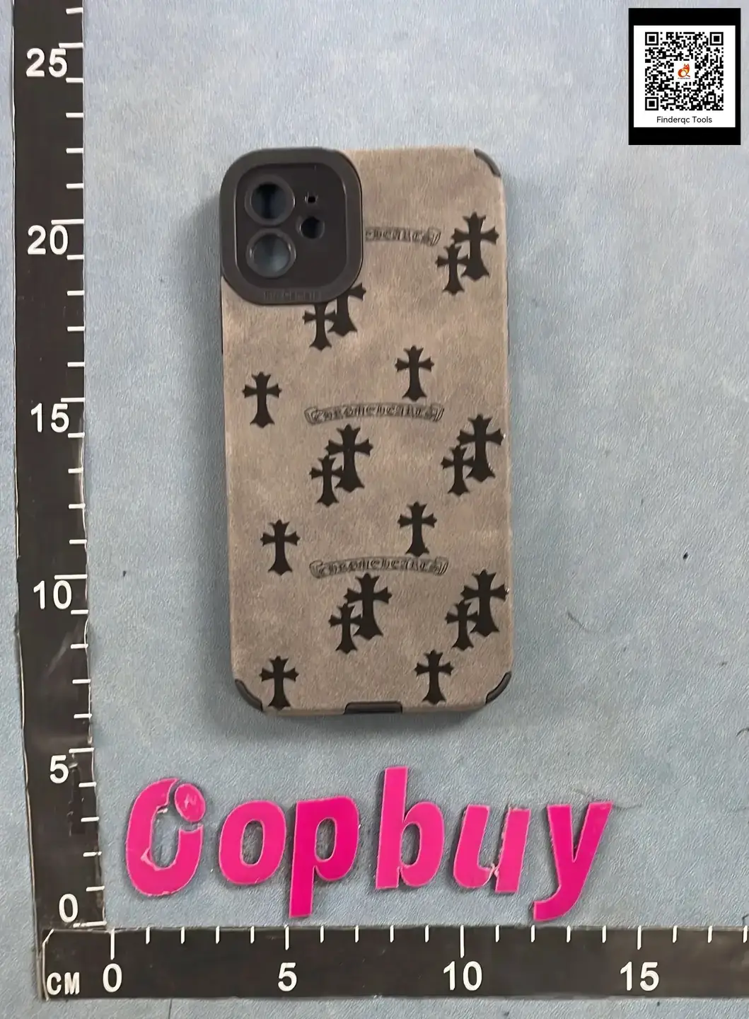 Personalized Suede iPhone 17 Pro Max Phone Case Suitable for Trendy Brand Chrome Hearts Cross Design, Full Coverage Velvet Straight Edge for Apple 16 Pro Max, Shockproof Soft Case for 15 Plus, Unisex for 14, 13, 12, 11
