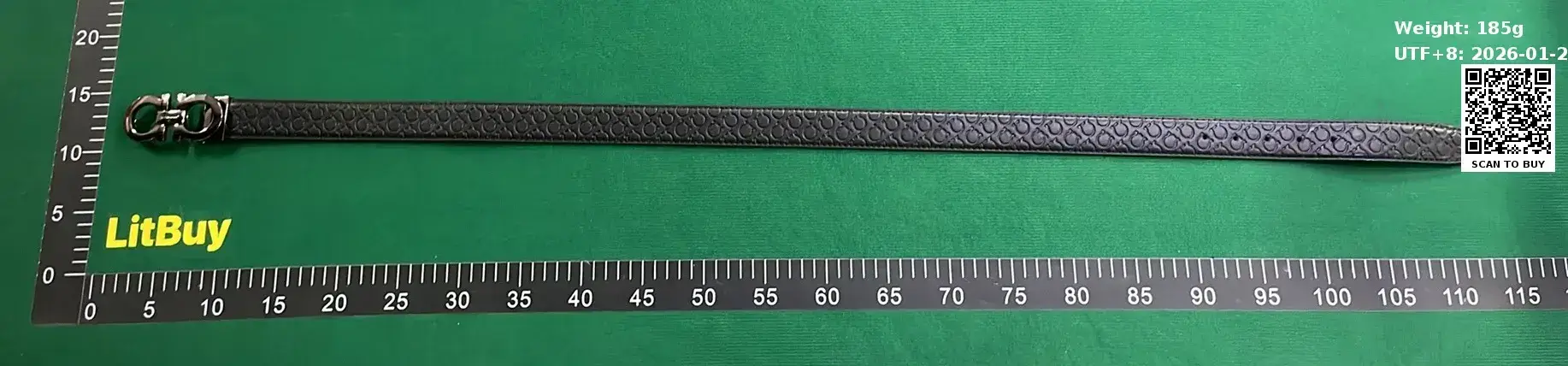 Salvatore Ferragamo Gancini Belt Black