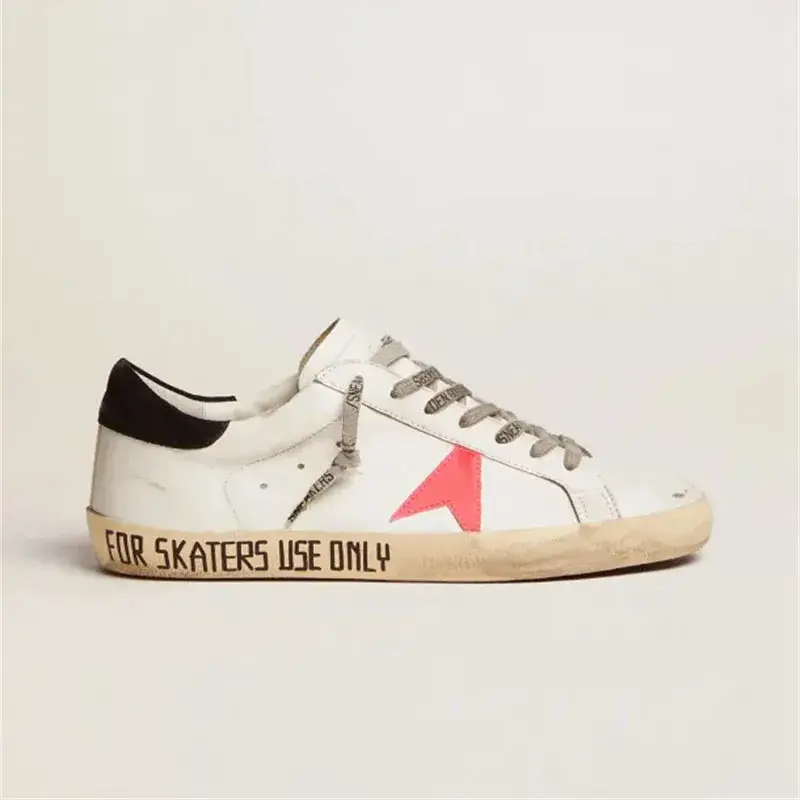 In-Stock New Trendy Dirty Shoes Unisex Couple Style Cross-Border Export Popular Versatile Retro Distressed Star Sneakers