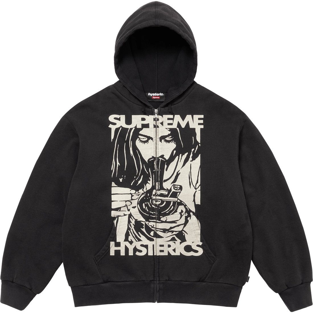 Cross-Border New Street Fashion Sweatshirt Cardigan Loose Hooded Jacket with Fleece Lining, Thickened, Simple, Casual, Stylish, and Comfortable Foto QC de 1688 na Qualit.ly