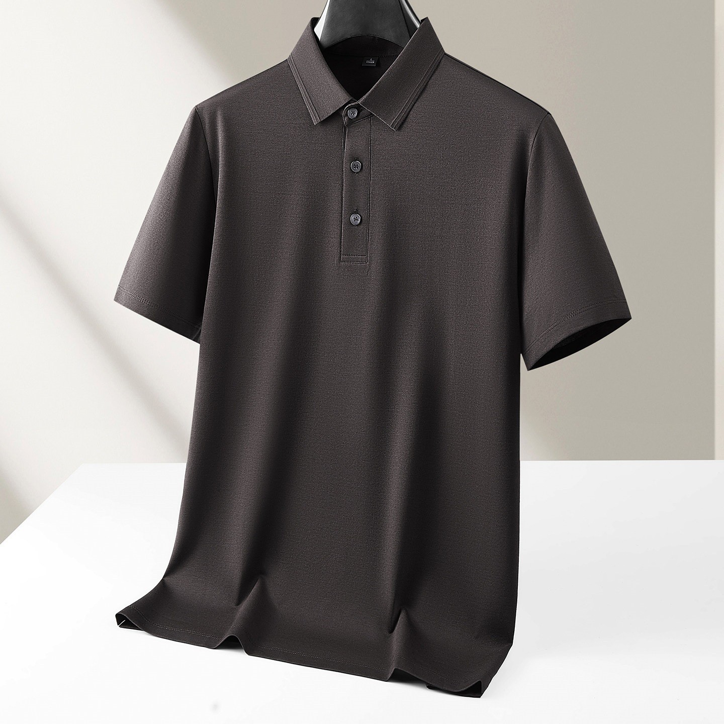 Fat Brother 2026 Modal Short Sleeve Plus Size Men's Polo Shirt Fashionable Summer Thin Casual Half-Sleeve T-Shirt