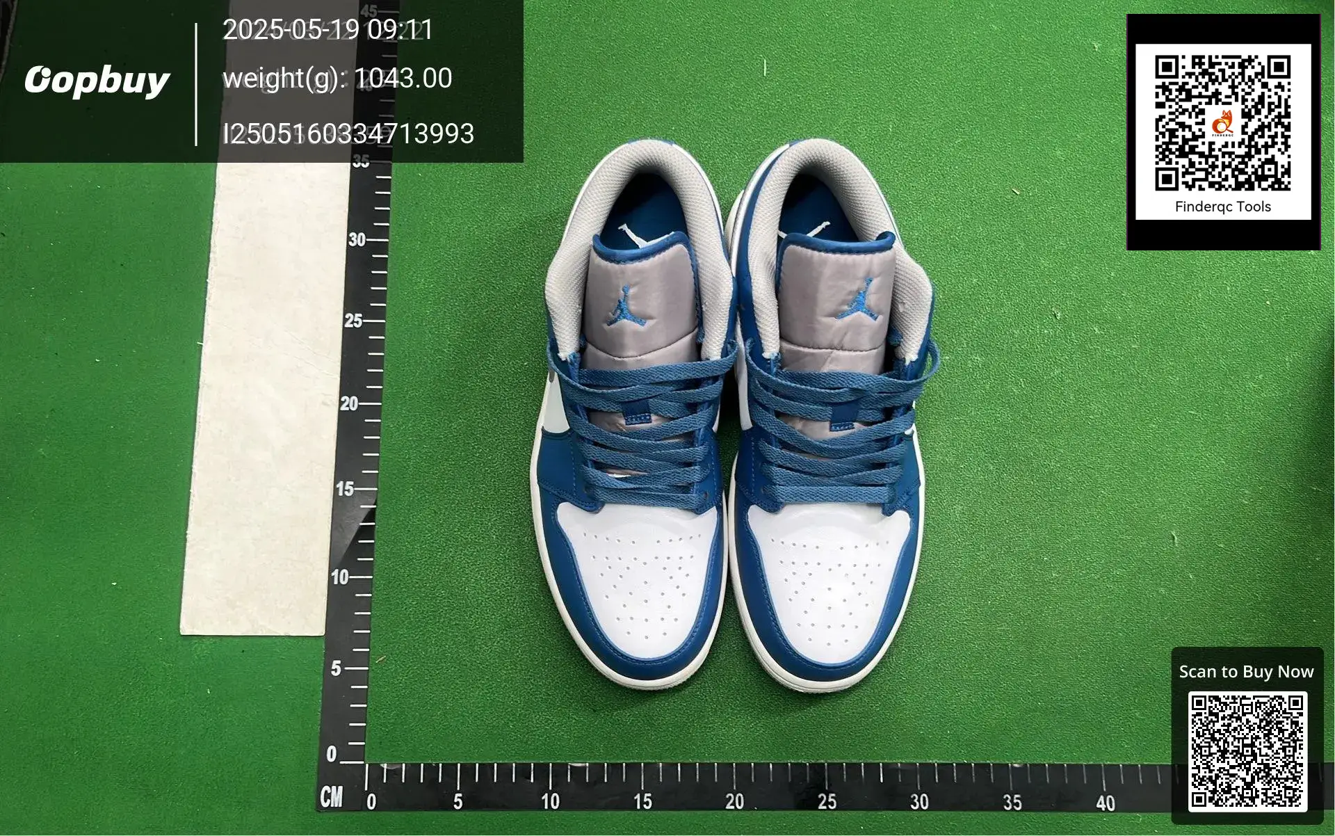 Jordan 1 Low Racer Blue