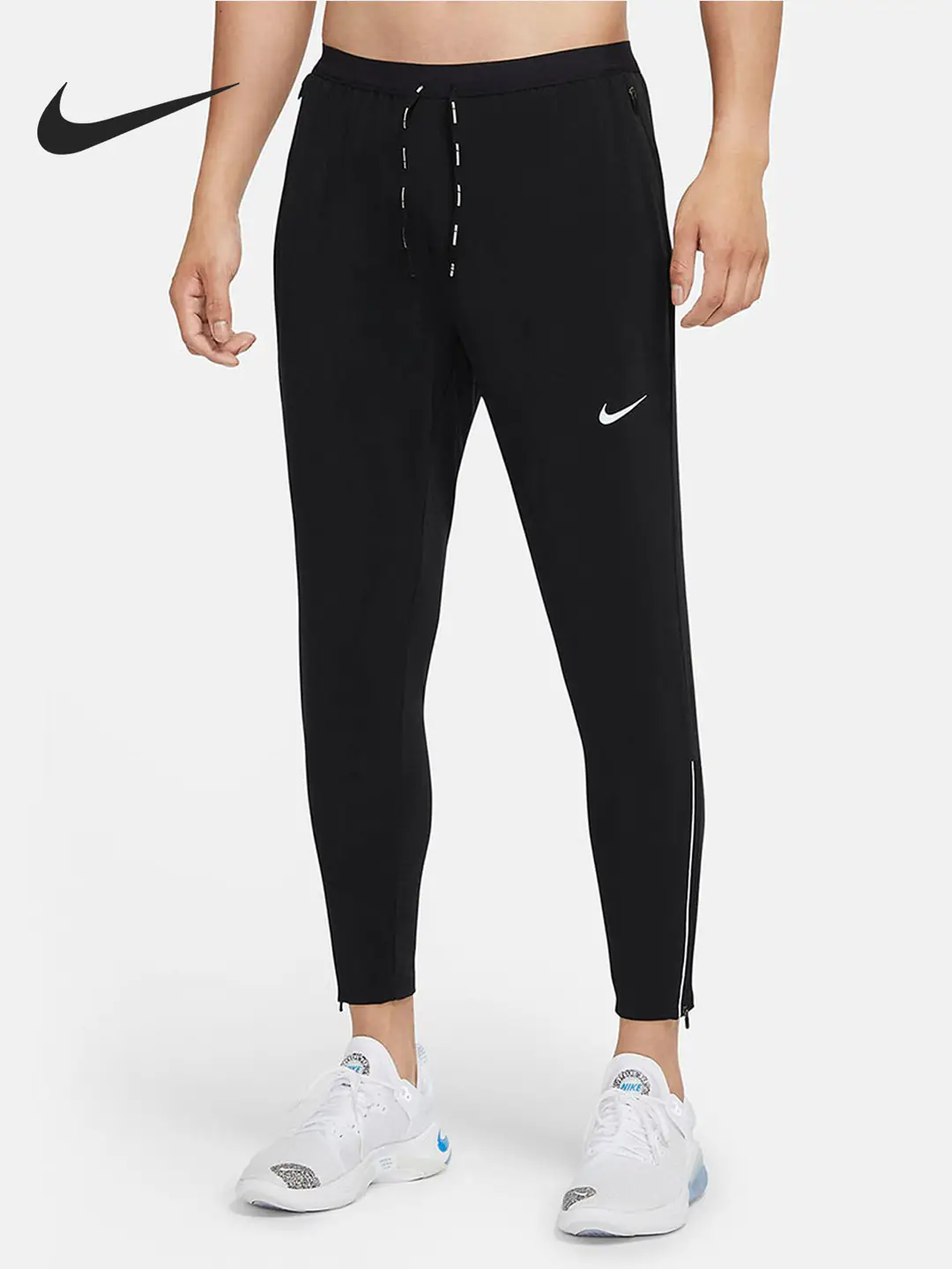 Nike Official Authentic Men's Lightweight Breathable Reflective Woven Fashion Running Sports Trousers Cu5513