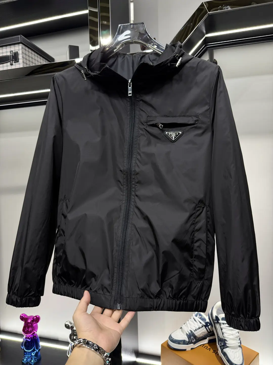 European Station Trendy Brand 2025 Spring and Autumn New Men's Hooded Jacket Fashion and Leisure Versatile Youth Trendy Coat Men