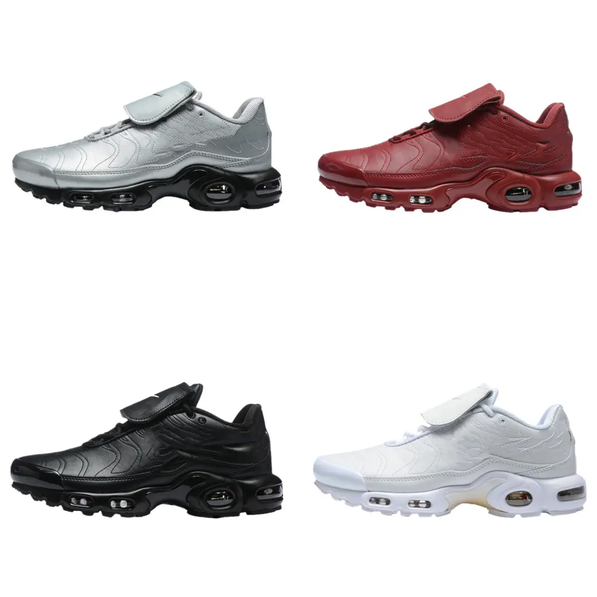 Putian shoes TN1 generation Air Max air cushion shoes large size men and women sports single shoes retro leisure air cushion leather shoes