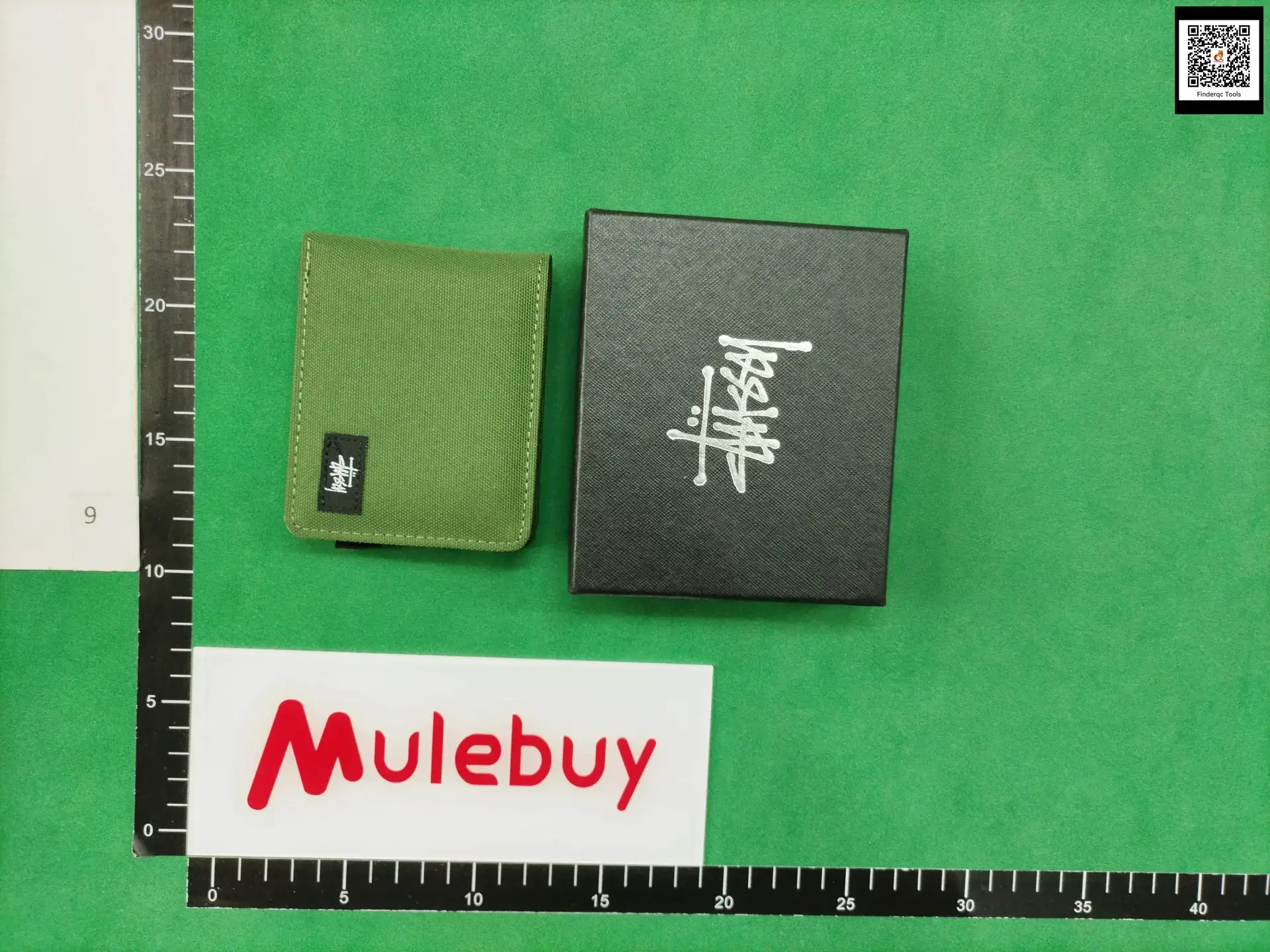 Stussy Wallet Green