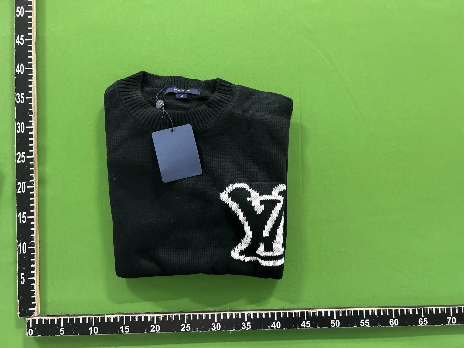 Louis Vuitton Monogram Knit Sweater Black
