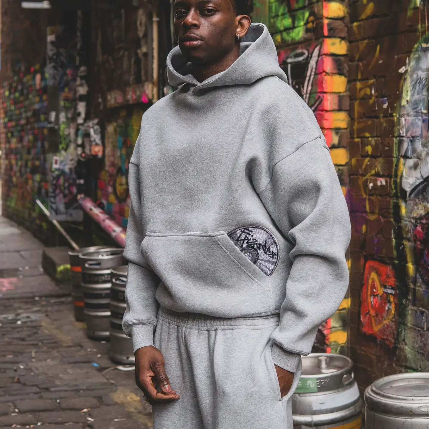 Personalized Cd Printed Design Hoodie and Pants Wholesale S