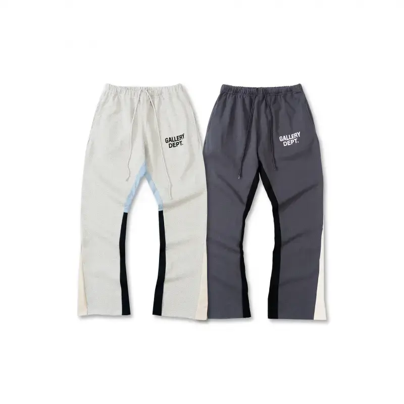 Sogd Gallery Dept 22Ss Slightly Flared Spliced Drawstring Sweatpants Vibe Style Niche Ins