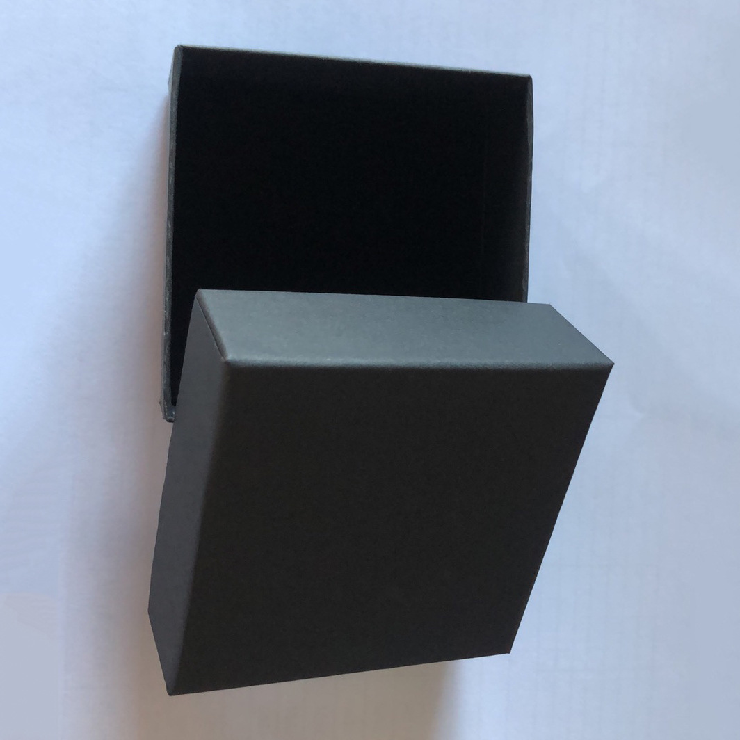 Neutral High-End Kraft Paper Cuban Chain Necklace Jewelry Packaging Box Heaven and Earth Cover Paper Box Gift Box 9*9*3