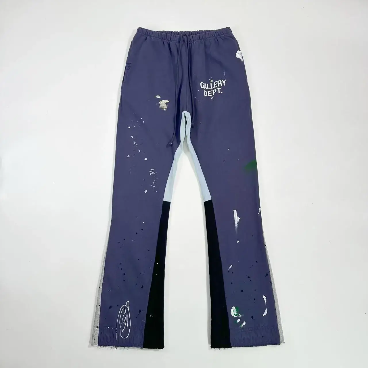 Gallery Dept. Painted Flared Sweatpant Splash Ink Slightly Flared High Street Sweatpants Pants