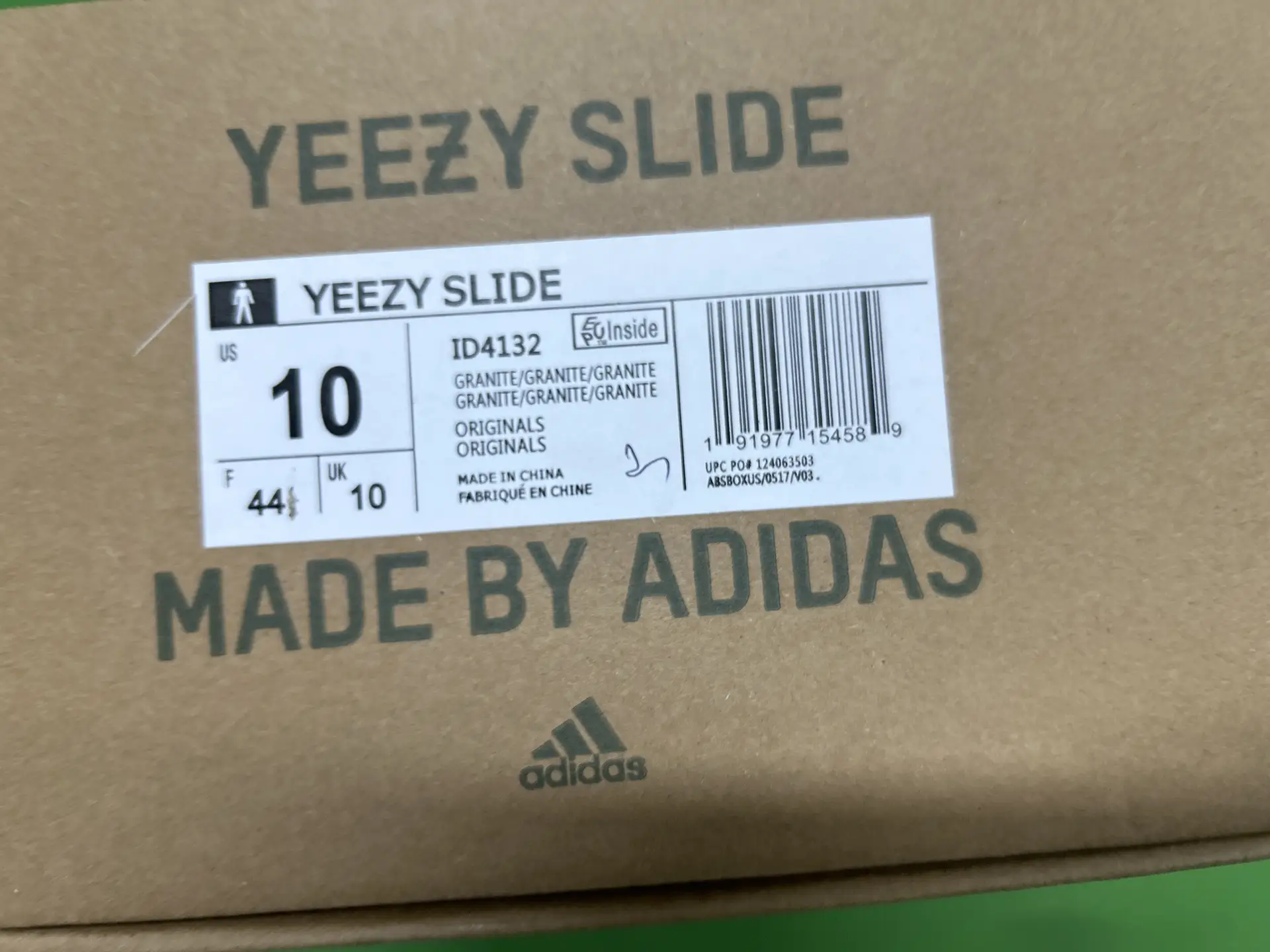 Adidas Yeezy Slide Granite