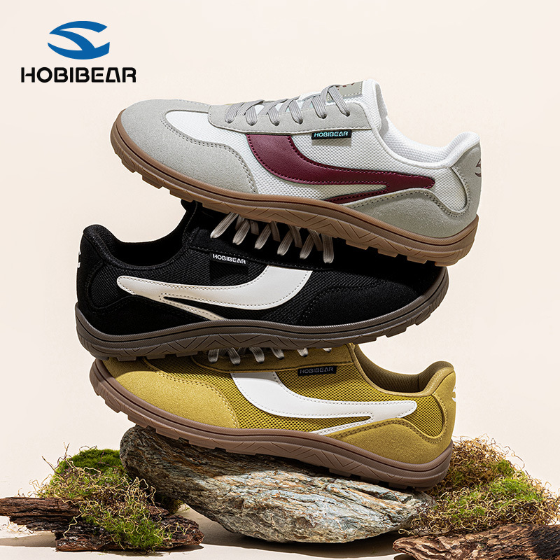 Hobibear Spring and Autumn Unisex Wide-Toe Casual Shoes, Wear-Resistant and Comfortable, German-Style Training Sneakers, Direct Sales from the Manufacturer