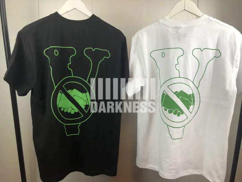In Stock Hellvlonestar Good Friends Handshake Short-Sleeved Tee