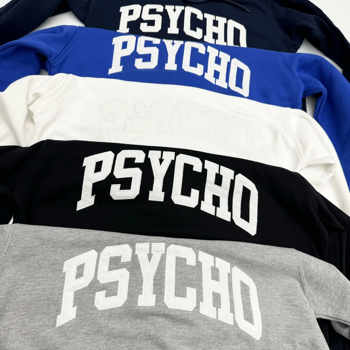 Kk11 Undercover Psycho 22Aw Direct Sales Limited Edition Fleece Embroidered Hoodie Sweatshirt Couple
