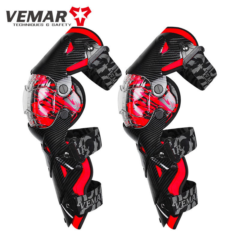 Motorcycle Knee Protectors Four Seasons Knight Riding Anti-fall Motorcycle Off-road Protectors Leg Protectors for Men and Women Summer Windproof
