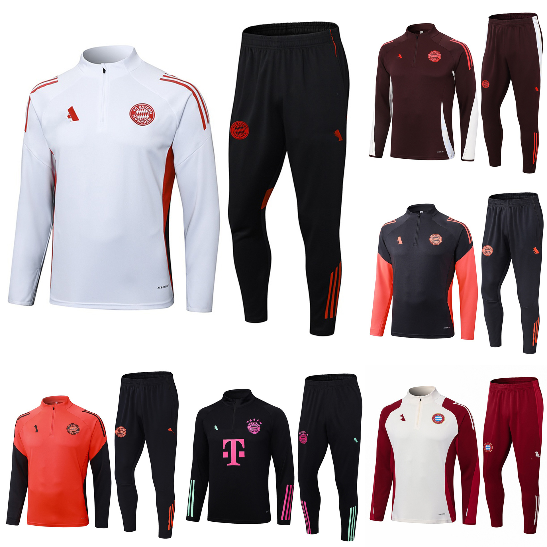 Half-Zip Casual Training Wear Club Football Jerseys Bayern Inter Milan Atletico Madrid Marseille Miami Juventus QC photo from 1688 on Qualit.ly