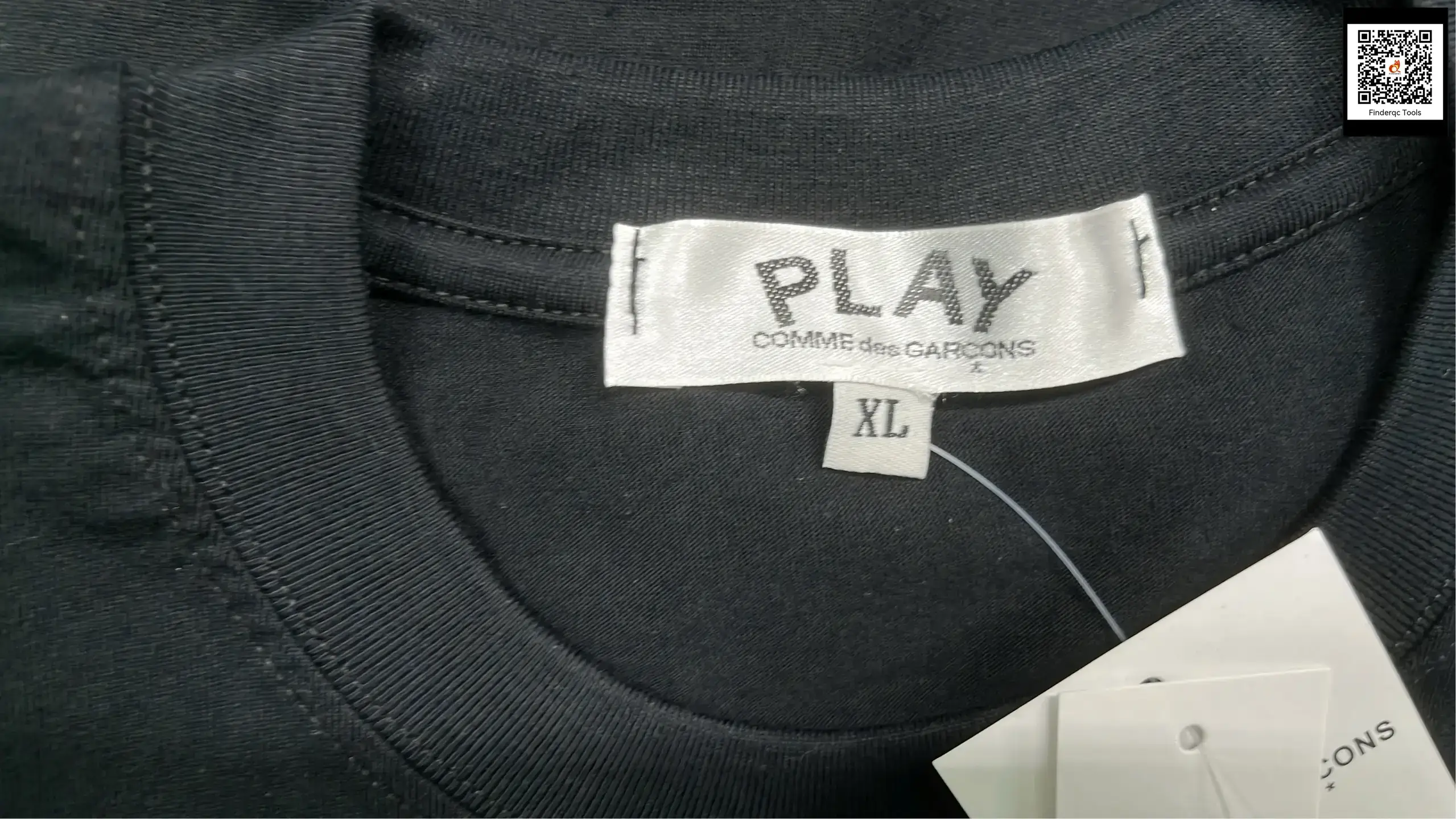 PLAY Comme des Garcons Black Cotton T-shirt