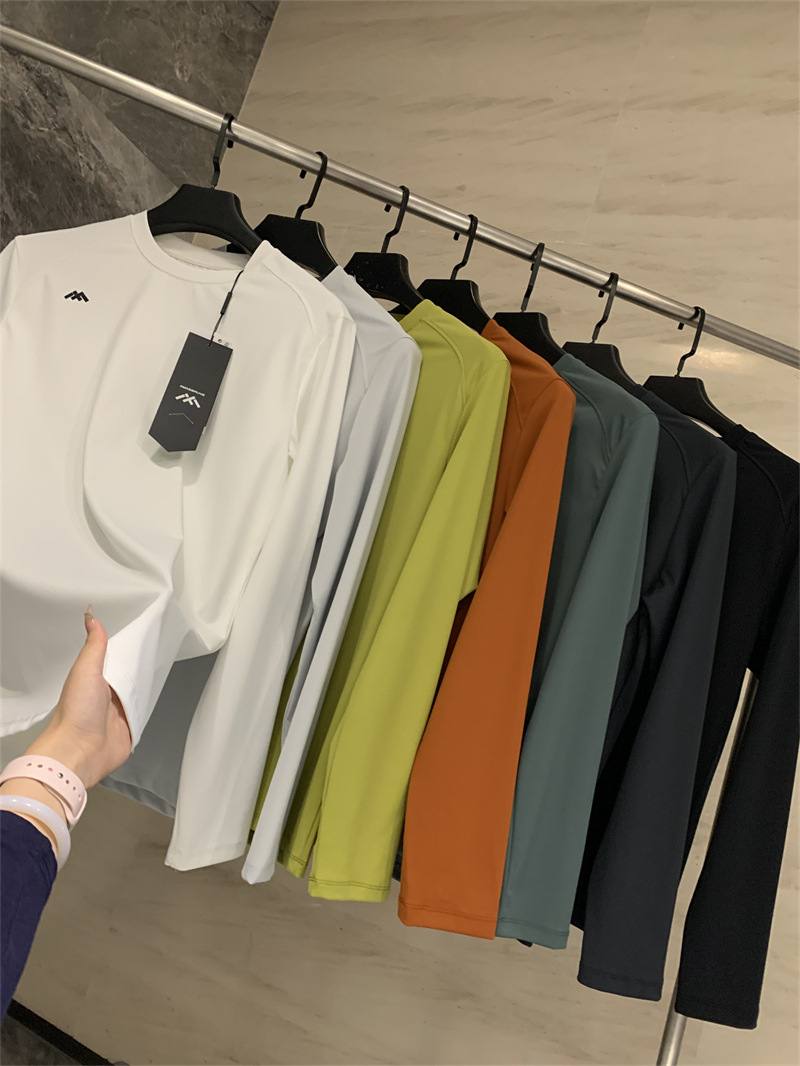 Great Stuff! Italian Leavo Johnson Lavo Johnson Smooth and Delicate Men's Bottoming Long-Sleeved T-Shirt
