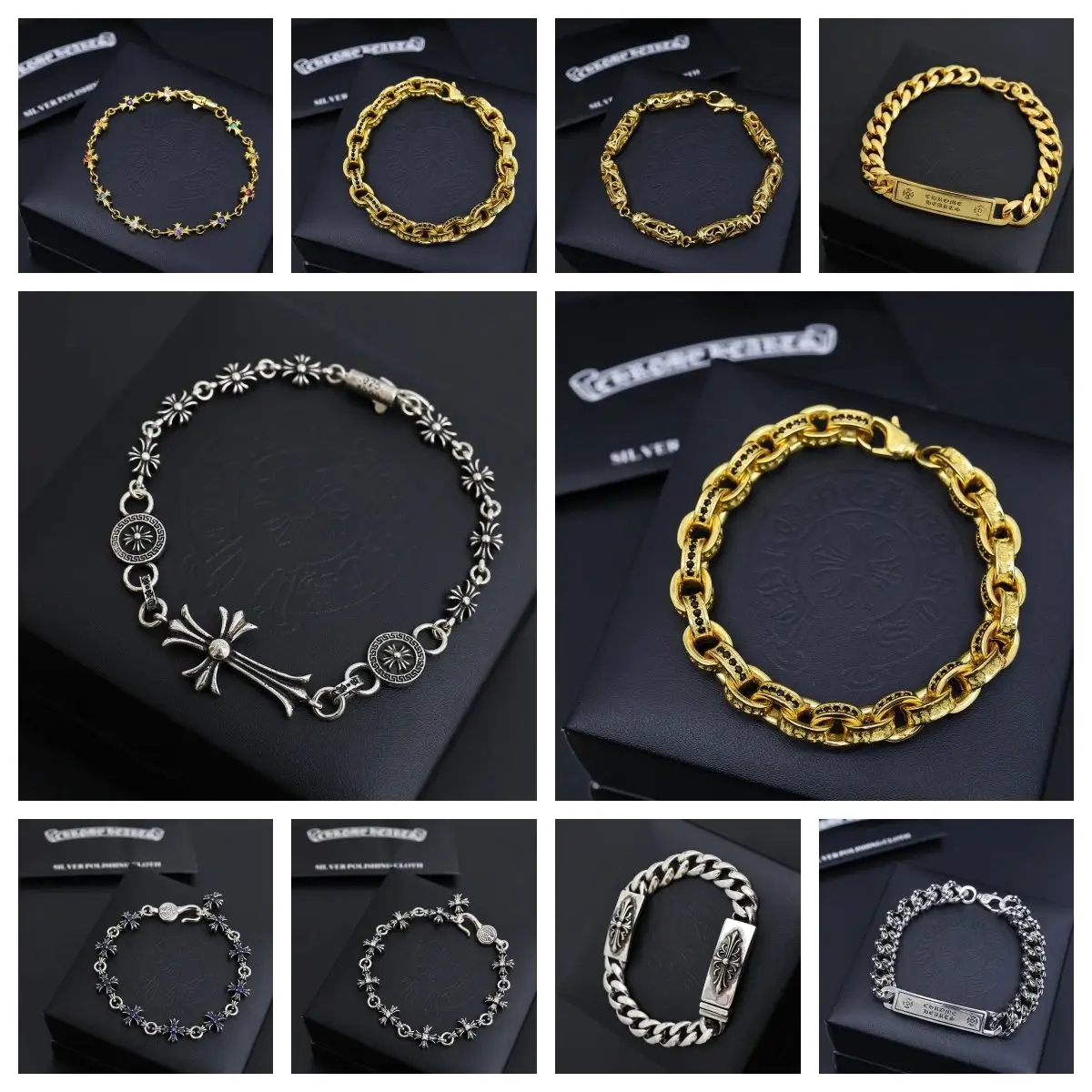 Crucifix bracelet (restored packaging/materials best version) 3D