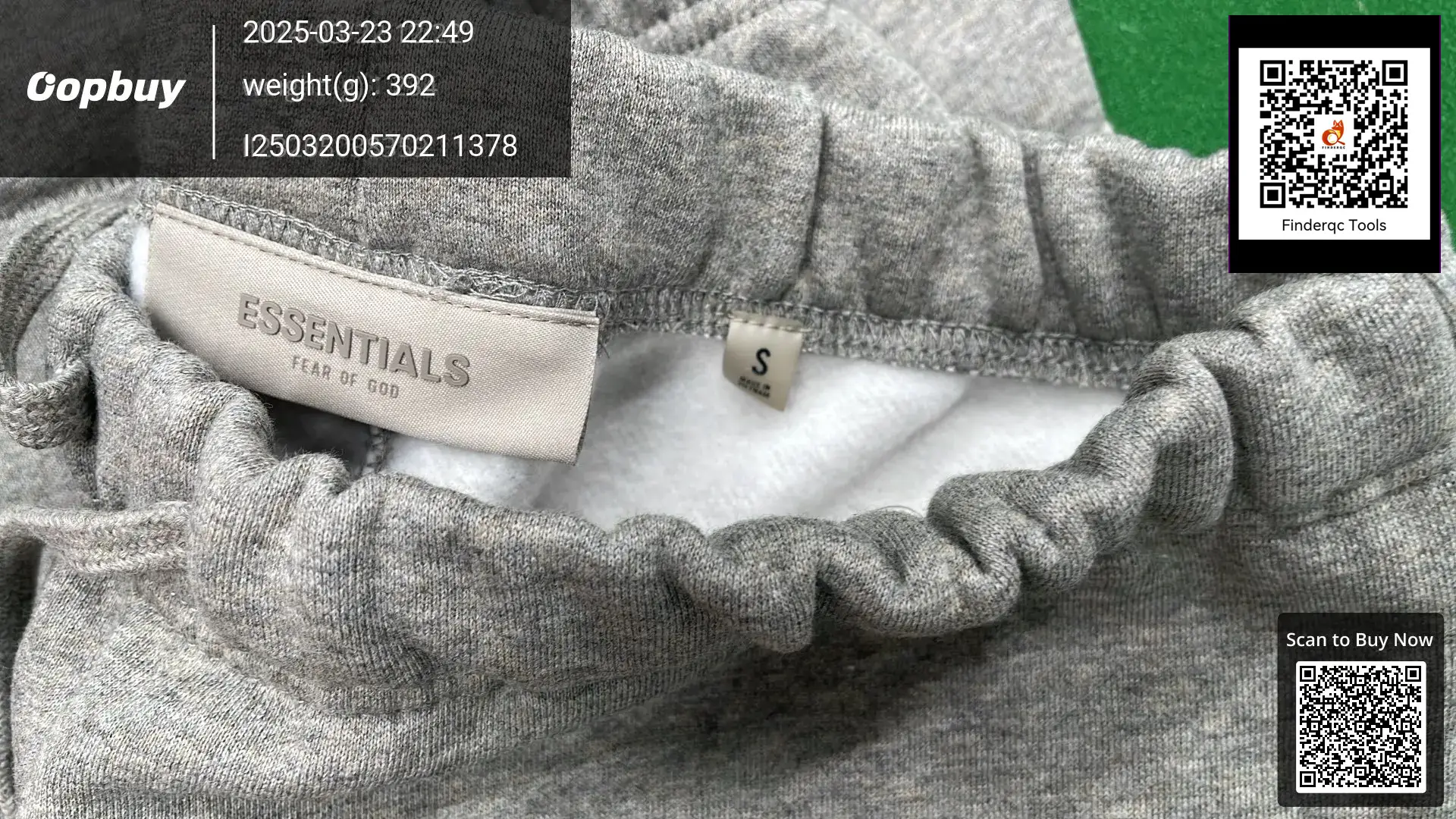 ESSENTIALS Fear of God Sweatpants Grey