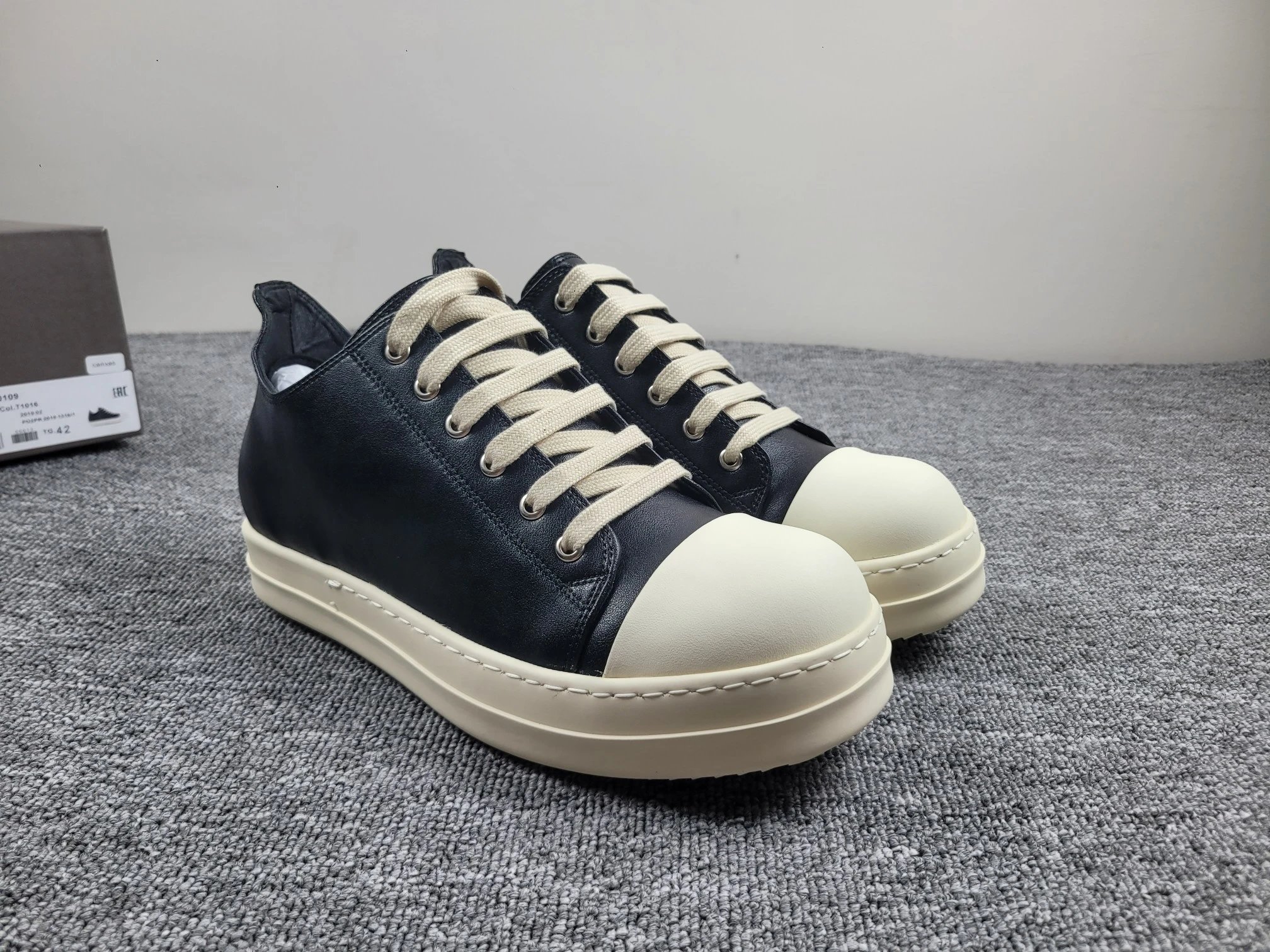 Rick Owens Jumbo Lace Sneakers Foto QC de WEIDIAN na Qualit.ly