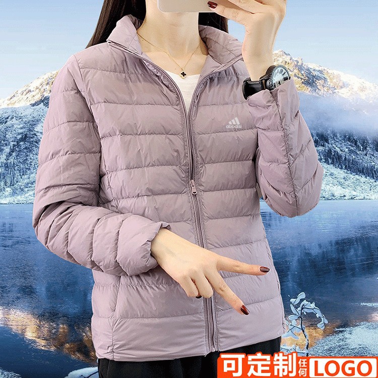 Winter new ladies down cotton-padded jacket warm short light down coat Joker warm wholesale logo