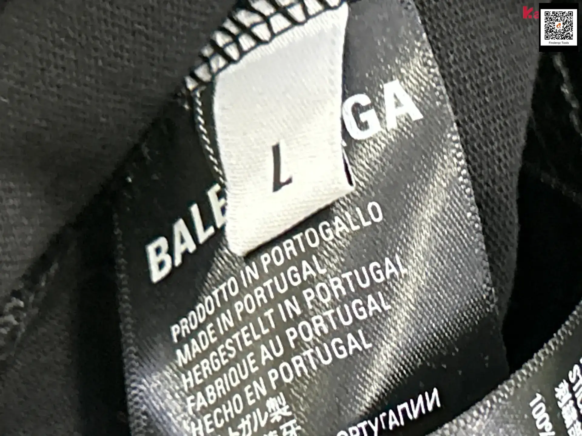 Balenciaga Jersey Print Embroidered Round Neck Short-Sleeve T-Shirt