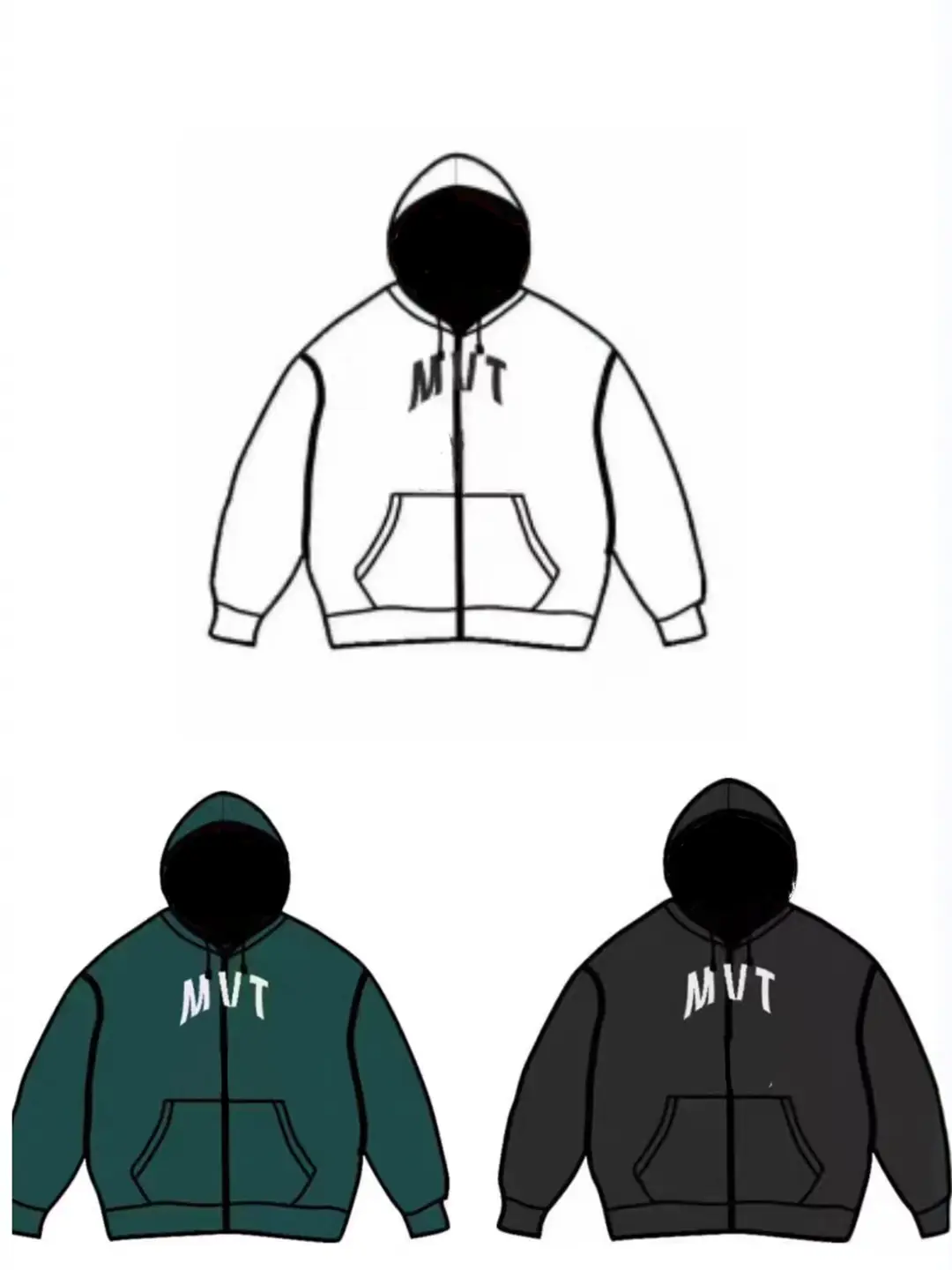 MVT 1994 Zip hoodie