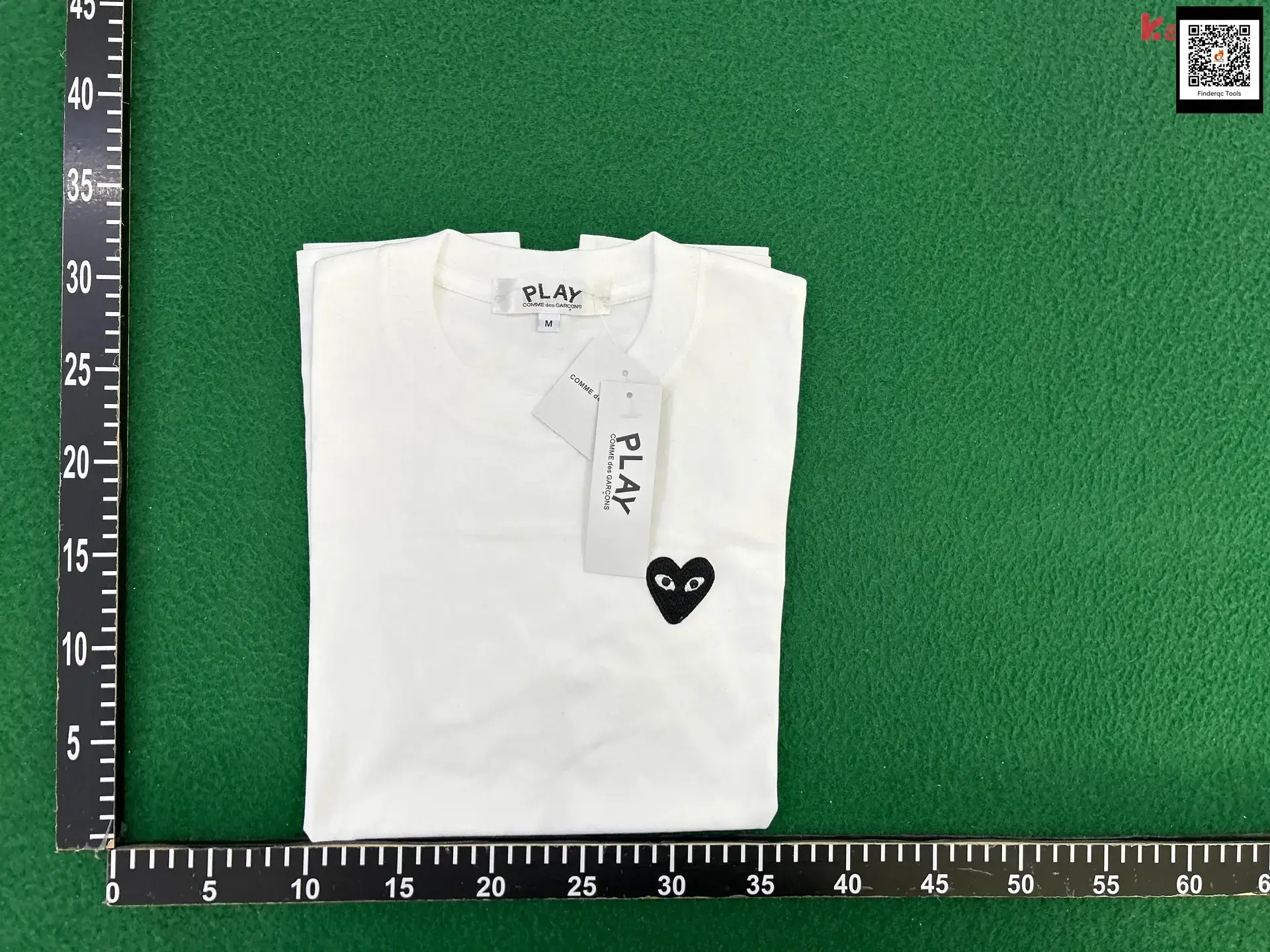 Comme des Garcons PLAY Black Heart T-Shirt White