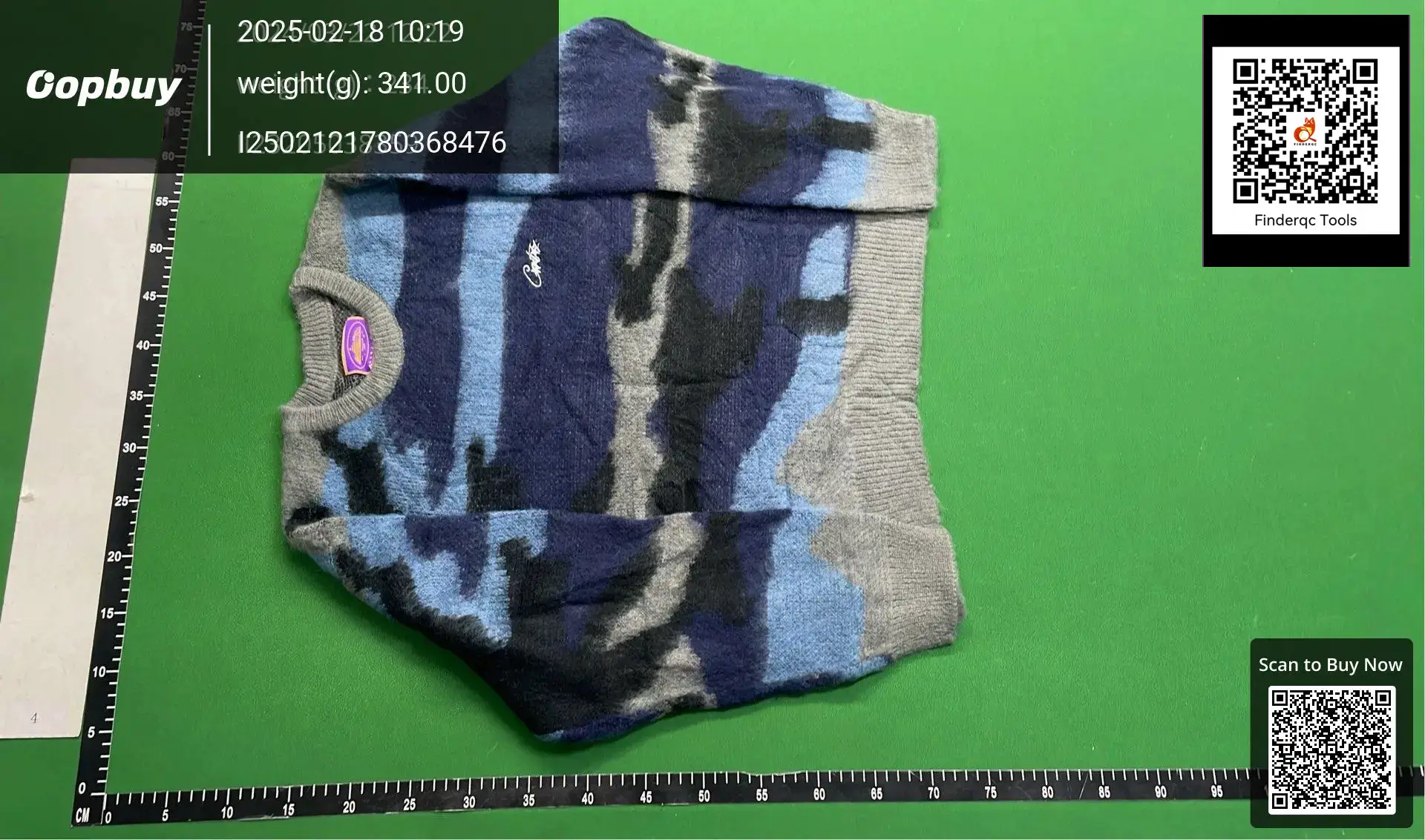 Corteiz Mohair Knit Sweater Men Knitting Camouflage Sweater High Quality Original Crtz