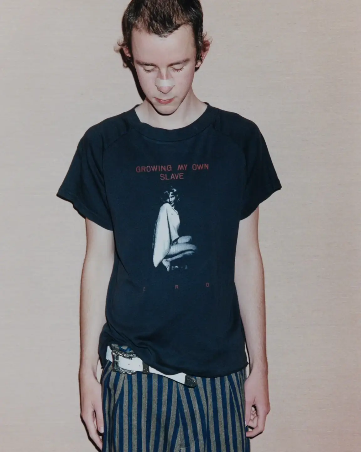 ERD25S official website limited to melancholic rich second-generation slave Raglan shoulder length short sleeved shirt