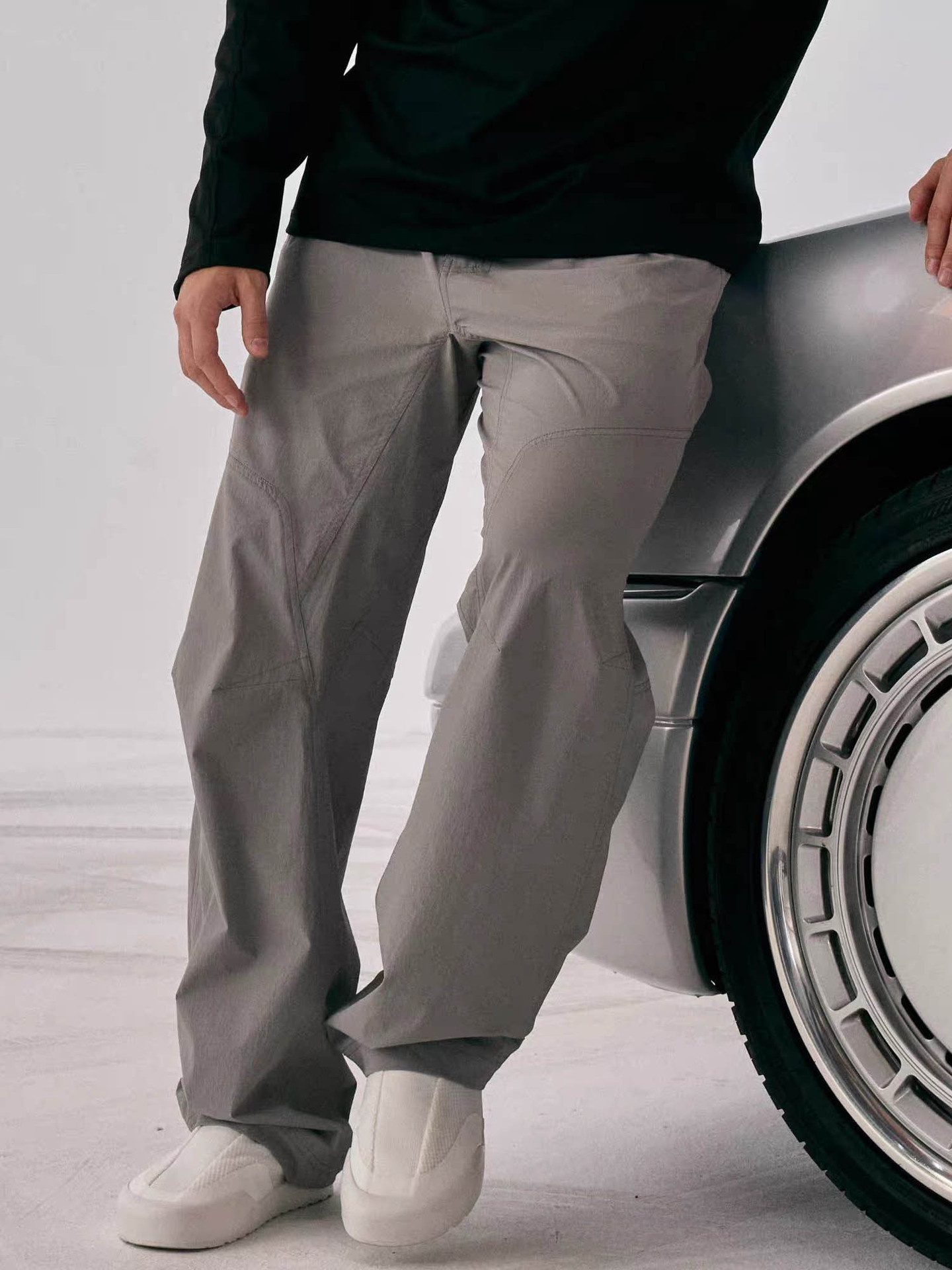 Cronin Corning Straight-Leg Functional Sports Thickened Hiking Pants Softshell Curved Blade Casual Pants