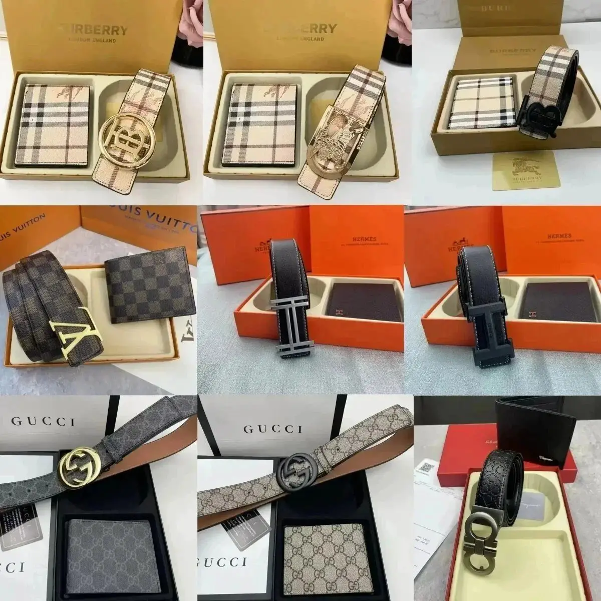 SRSQ - Multiple Brand Gift Boxes Wallet Belts+86 183 5930 5797