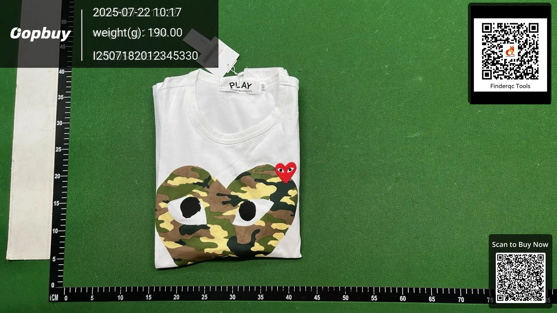 The correct version of the star with Kawajiu tide brand pla love embroidery short sleeve cotton red heart eyes lovers T-shirt y