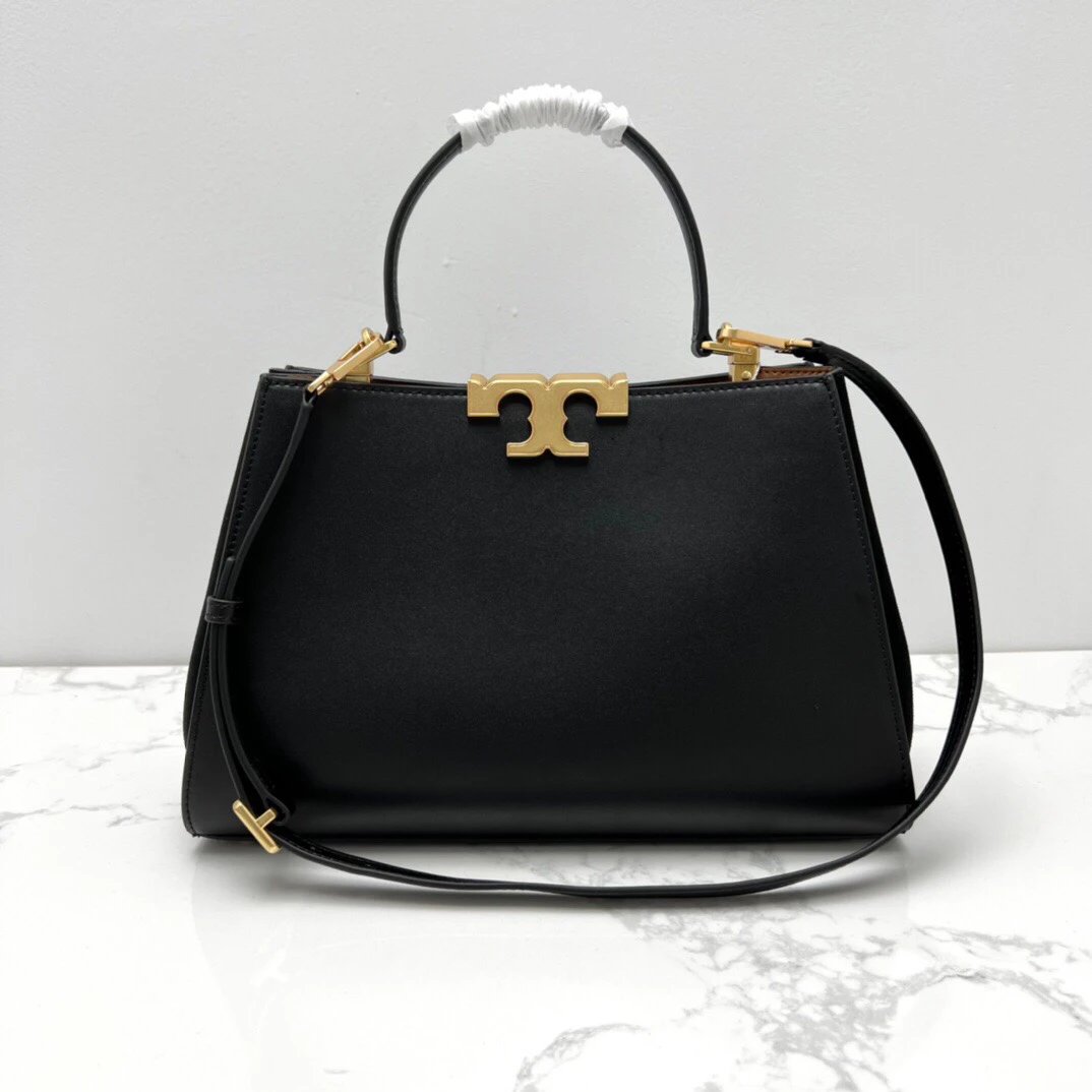 Top-grain Napa leather handbag