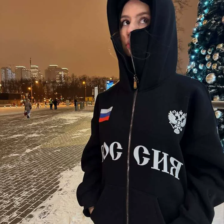 Zip-Up Jacket European and American Style Zipper Cardigan Pog Ghb Printed Niche Design Sweatshirt Ninja Jacket