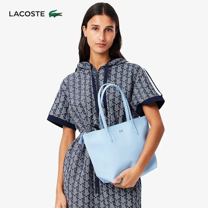 Lacoste French Crocodile Women's 25 Spring New arrival Fashion pure color Work Clothing Medium Tote Bag | Nf2037Po