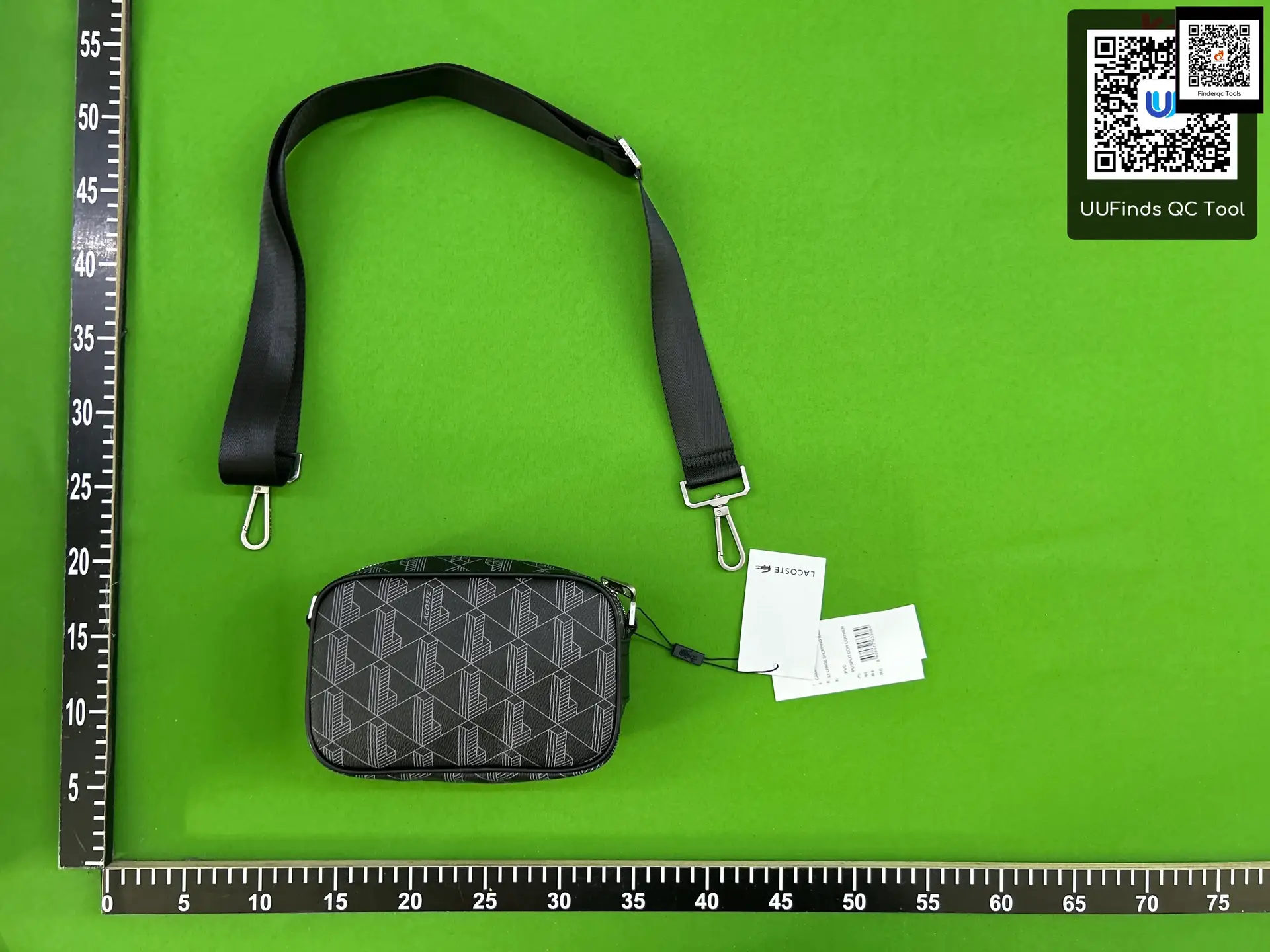 Lacoste Monogram Crossbody Bag