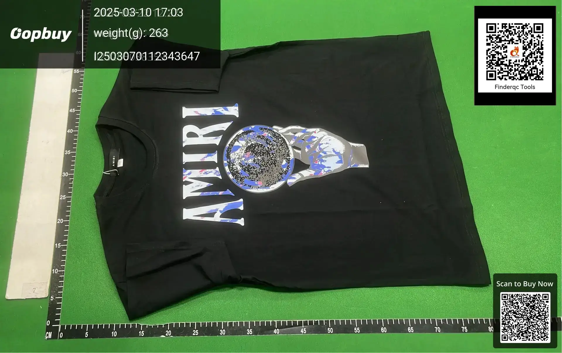 Amiri Brand Cotton T-Shirt Summer 2024 Casual Loose Fit Unisex Letter Pattern Printed Breathable Sweat Absorbent High Color Fastness
