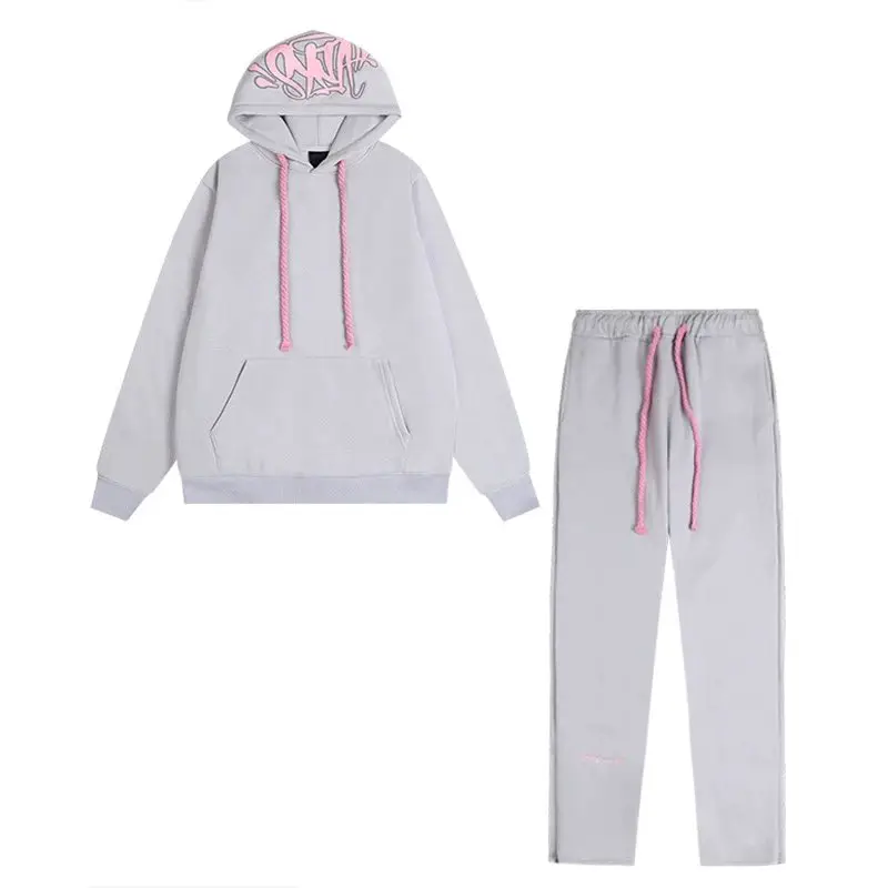 Factory High Quality Velvet Hooded Sweatshirt Set