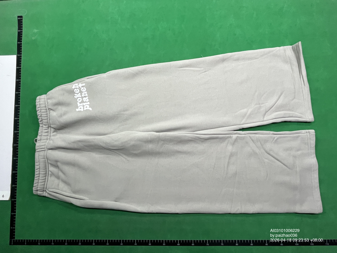 Broken Planet Space Grey Print Hooded Sweatshirt QC