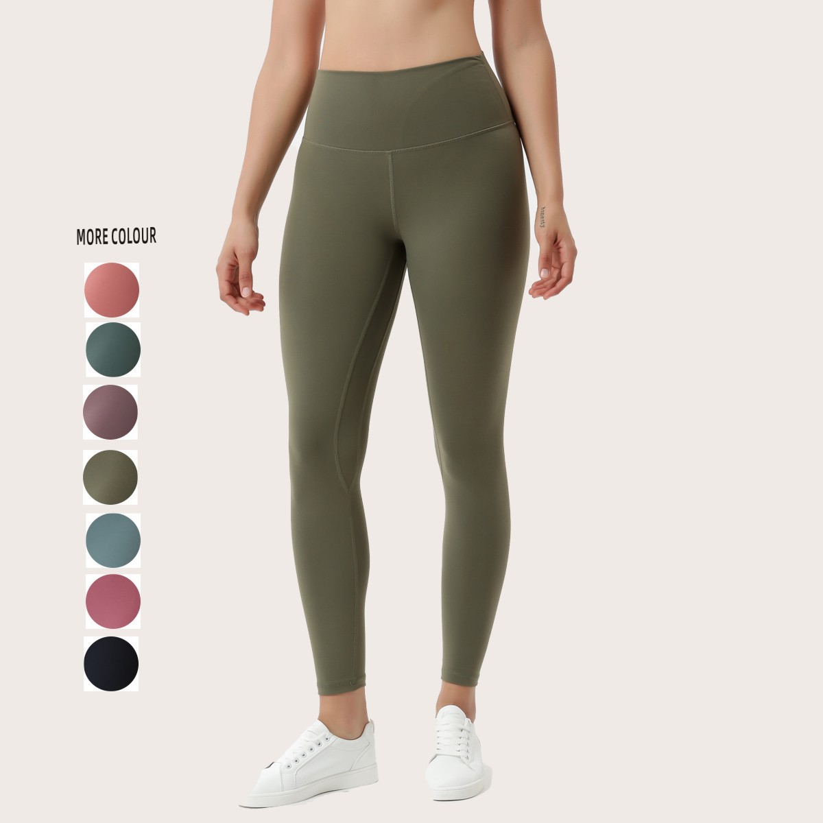 Amazon New European and American Yoga Pants Women's Hip-lifting Sports Tight Fitness High Waist Slimming Nine-point Breathable