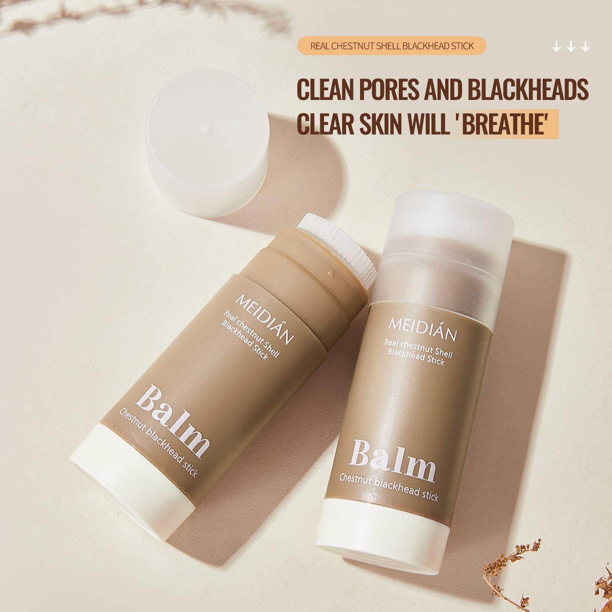 [foreign trade] Clean Mask Mud Film Stick Shrinks to Black and White Head, Closed Acne and Smear Pores