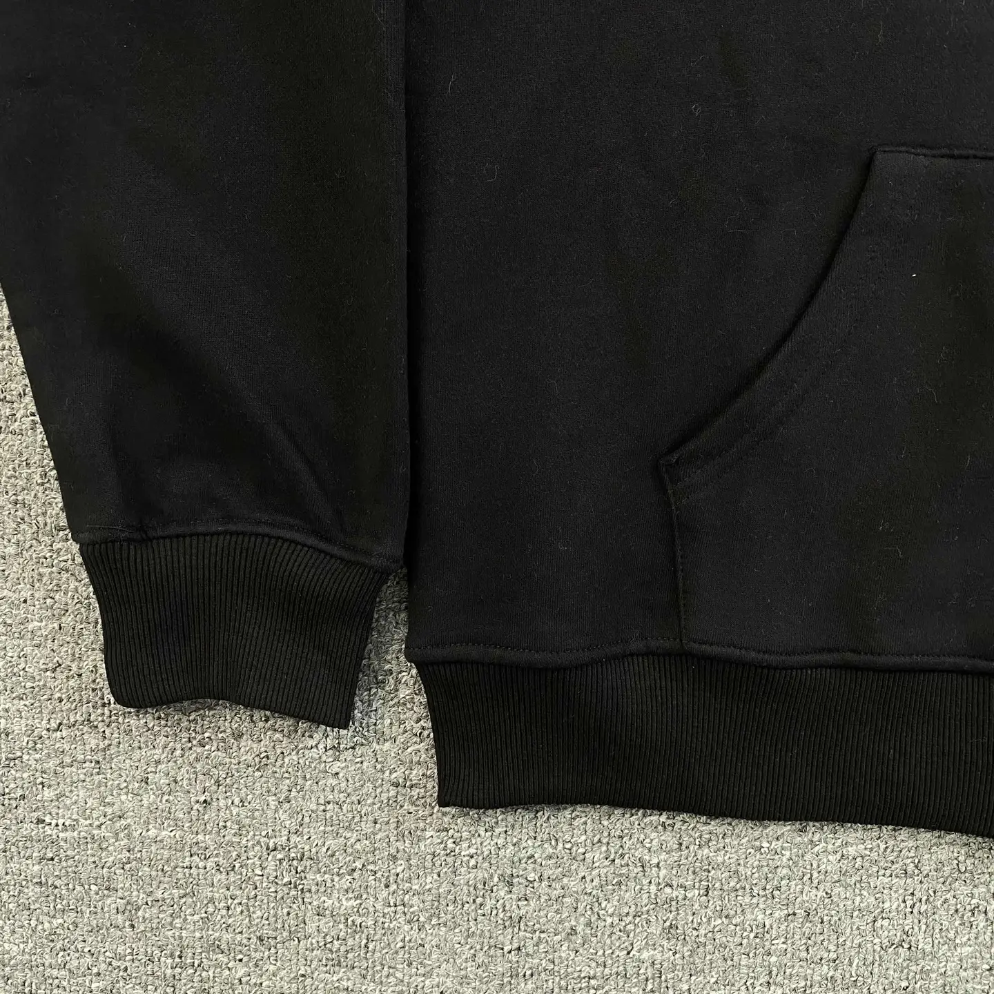 Trendy Fashion Embroider letter Logo Thin Fleece Zipper Hoodie Sweatshirt Outwear