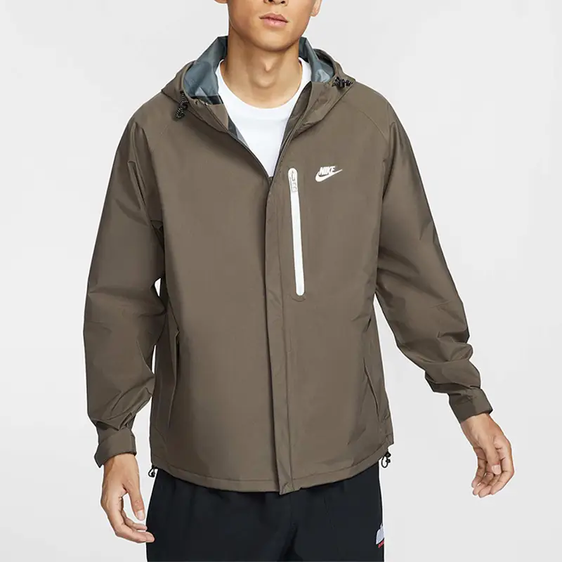 Nike Nike Men's Hoodie Athleisure Loose Plaid Breathable jacket Outwear Dm5500-548-010