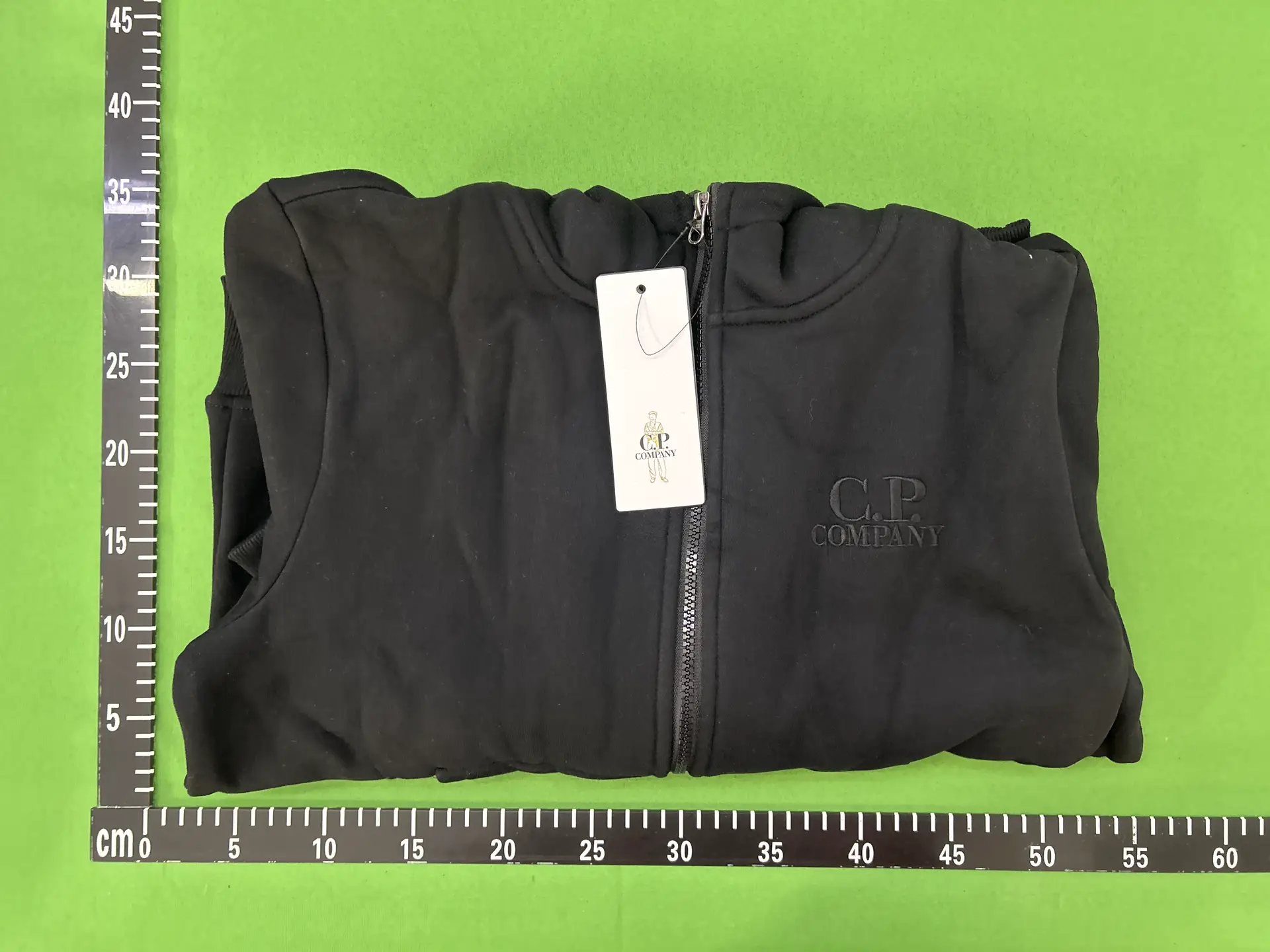 C.P. Company Black Zip Hoodie
