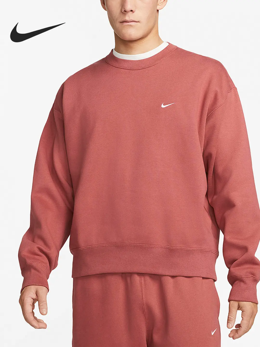 Nike/Nike Official Authentic Season's New Men's Round Neck Knitted Casual Sweatshirt DA0318-691