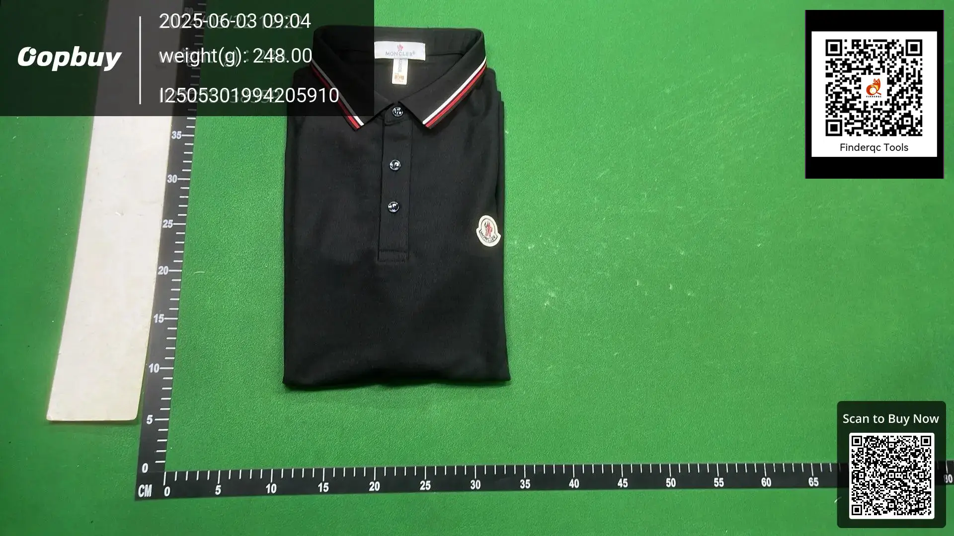 Moncler Polo Shirt Black