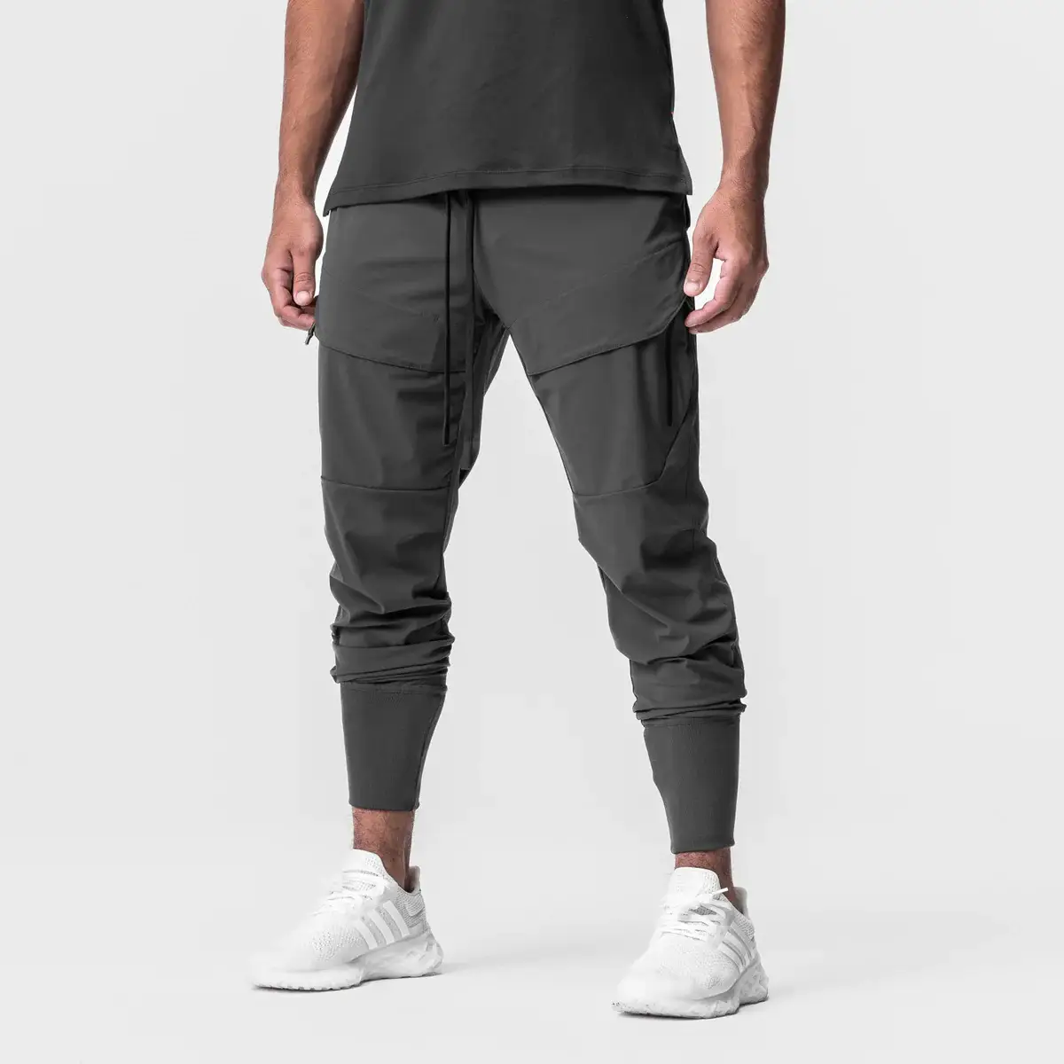 2023 Fitness Muscle Running Spring and Autumn Men's Trendy Brand Jogger Casual Sweatpants Workwear Sports Trendy High Elasticity
